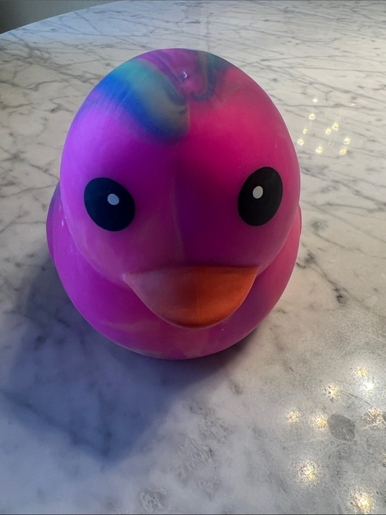 Squeezy Other - Viral TikTok Pink Rainbow Squishy Duck